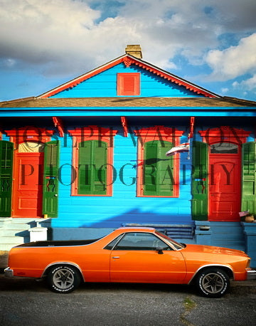 Orange El Camino (8x10 on Paper)