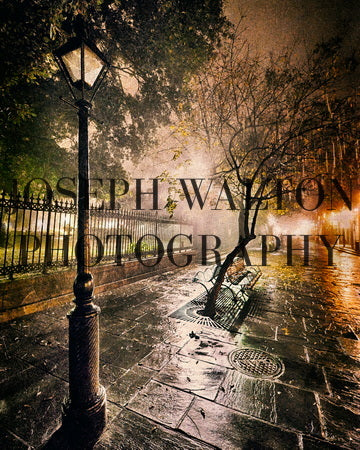 Jackson Square in the fog. New Orleans. (8x10 on Paper)