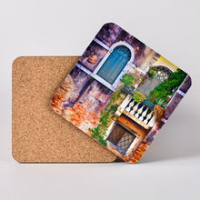 Load image into Gallery viewer, Venice, Italy. Hardboard Coaster with Cork Back