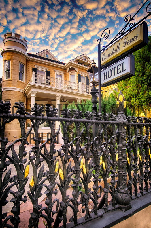 The Cornstalk Hotel  in the French Quarter