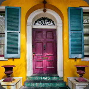 1445 Pauger St, New Orleans, LA. Hardboard Coaster with Cork Back