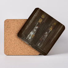 Load image into Gallery viewer, &quot;Dead Wedding&quot; French Quarter, New Orleans. Hardboard Coaster with Cork Back