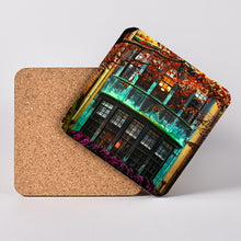 Load image into Gallery viewer, 116 East 70th Street, New York, NY Hardboard Coaster with Cork Back