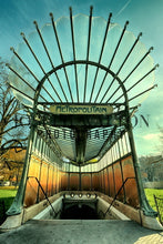 Load image into Gallery viewer, Iconic Art Nouveau Metro Entrance. Paris, France