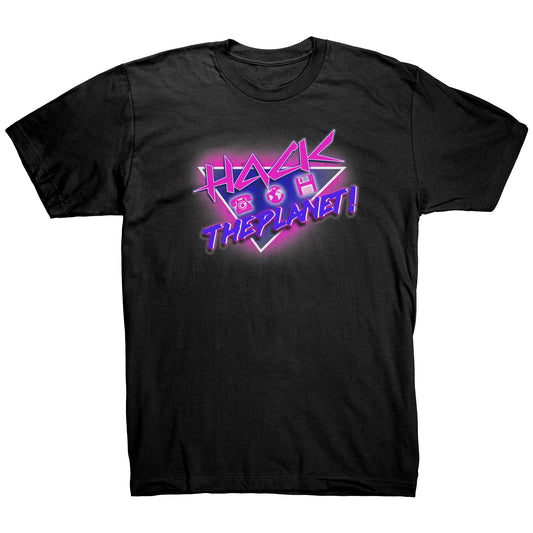 "Hack The Planet!" American Apparel Mens Shirt