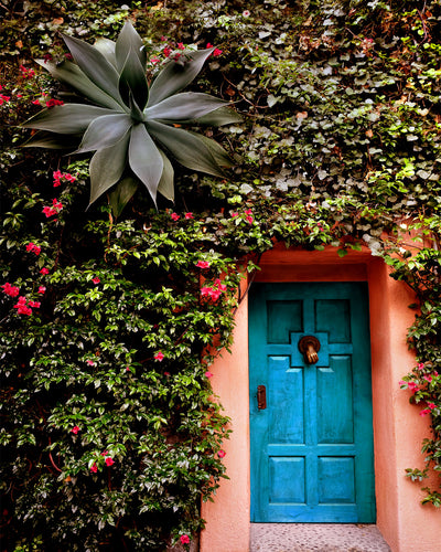 Mexico City Blue door